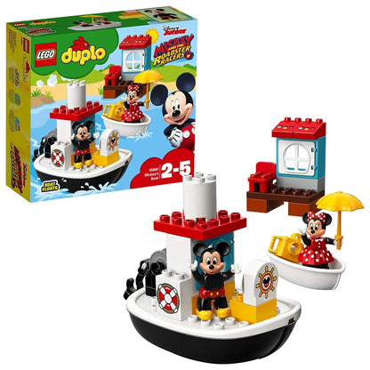 LEGO 10881 Duplo Disney Mickey’s Boat (28 Pcs) – Building Blocks Set for Kids 2–5 Years, Multicolor