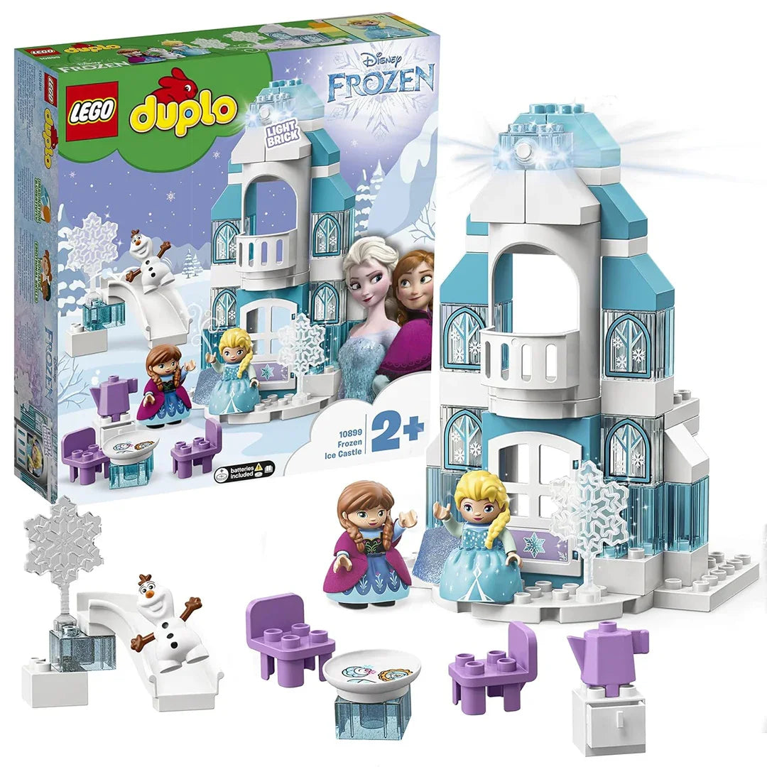 LEGO 10899 Duplo Frozen Ice Castle (59 Pcs) – Educational Building Blocks Set for Kids, Multicolor