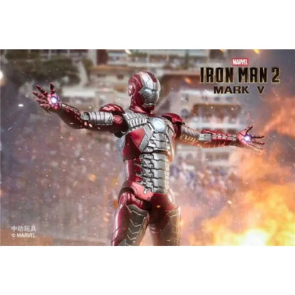 ZD Toys Marvel Iron Man Mark V with Hologram Action Figure | 1/10 Scale Collectible - Jaiman Toys