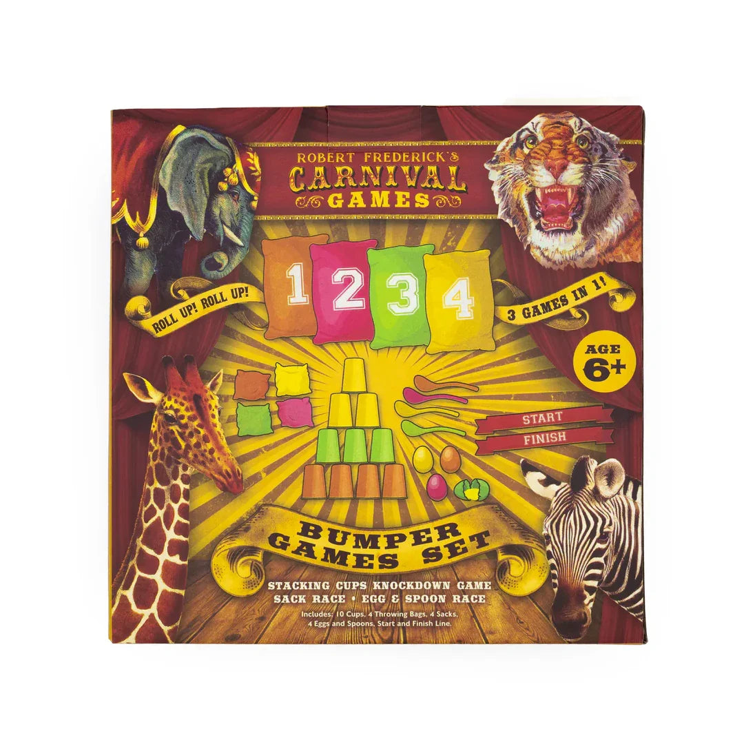 Carnival Games Bumper Games Set | Fun Multi-Game Pack for Kids & Families | Classic Indoor & Outdoor Party Games | Great for Birthdays, Picnics & Group Play | Age 6+