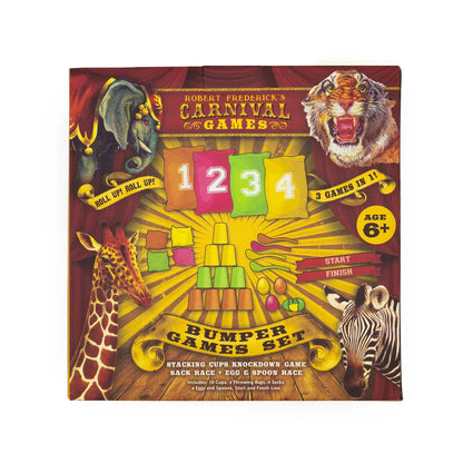 Carnival Games Bumper Games Set | Fun Multi-Game Pack for Kids & Families | Classic Indoor & Outdoor Party Games | Great for Birthdays, Picnics & Group Play | Age 6+