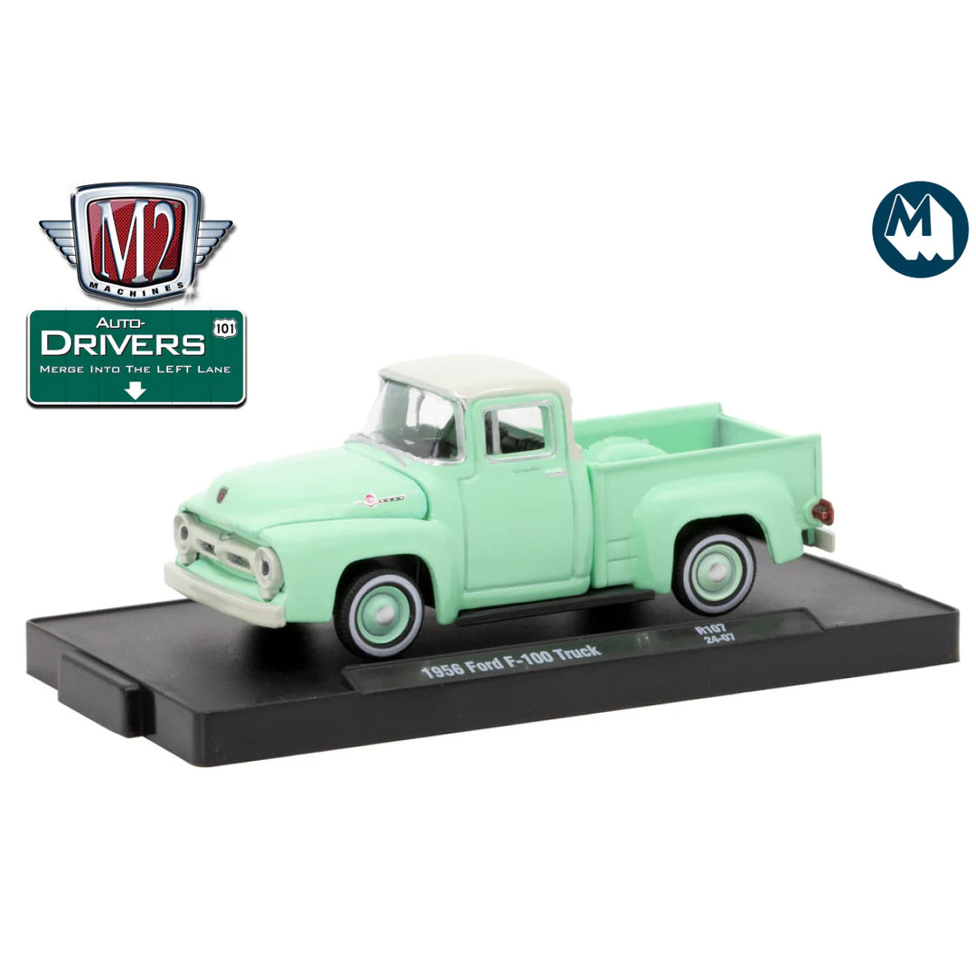 M2 Machines Drivers 107 – 1956 Ford F-100 Truck 1:64 Diecast Model