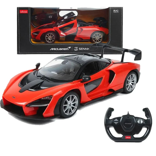 Rastar 1:14 McLaren Senna RC Car | Official Licensed Remote Control Hypercar (Model 96600) - Red