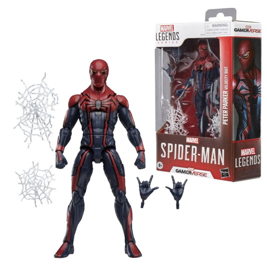 Marvel Legends peter Parker Velocity Suit Spider-Man Action Figure | Hasbro | 6-Inch Marvel Collectible Toy