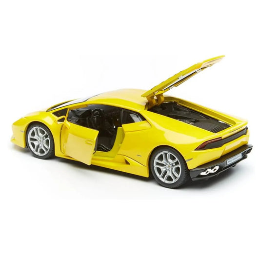 Maisto 1:24 Scale Lamborghini Huracán Diecast Model – Yellow Collectible Sports Car