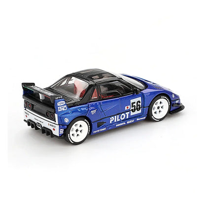 MINI GT 1:64 4-Car Die-Cast Model Set – Porsche 911 GT3 R Skeleton Rexy, Mazda AZ-1 LB40 PILOT, Lancia Stratos HF #4 & Honda Civic Type R HRC Pace Car