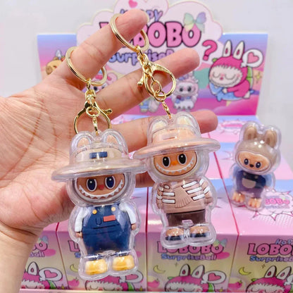 Labubu Surprise Ball Gift Blind Box – Cute Mini Anime PVC Keychain Figure (1 Random Piece) - Jaiman Toys
