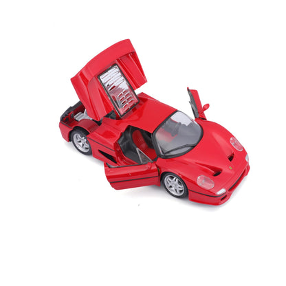 Bburago Ferrari F50 Red Die-Cast Model Car | 1:64 Scale | Official Ferrari Licensed