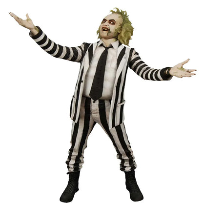 NECA – Beetlejuice (1988) – 1/4 Scale Action Figure – Striped Suit Edition - Jaiman Toys