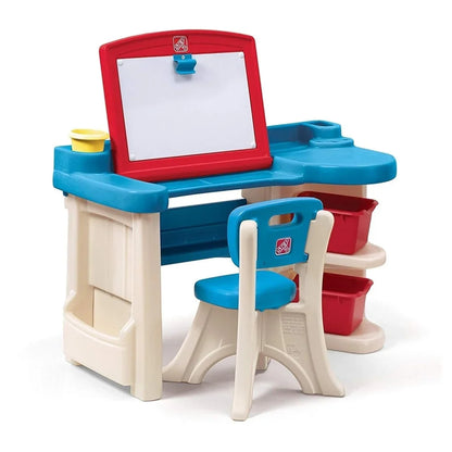 Step2 Plastic Studio Art Desk – Kids’ Art & Craft Workstation - Jaiman Toys