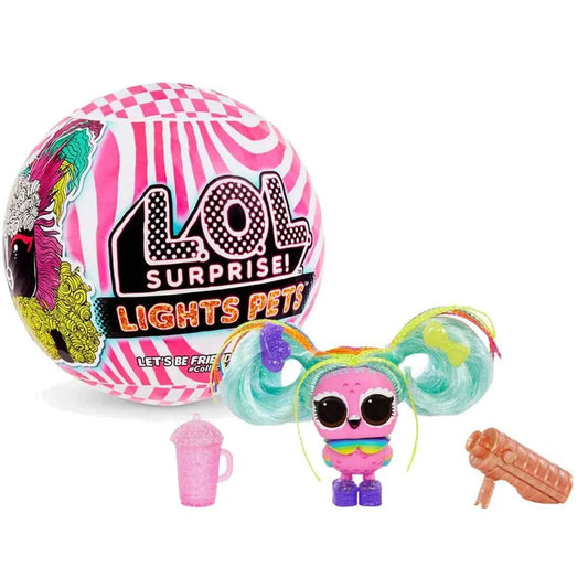 L.O.L. Surprise! Lights Pets – Collectible Glow-in-the-Dark Pet Toy with Accessories & Blacklight Surprise