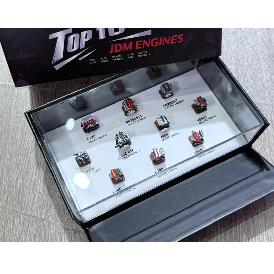1:64 JDM Resin Engine Model – EJ20, RB26, SR20, 2JZ, 4AGE, 4G63T, F20C, K20A, B16B – Miniature Display Toy for Car Enthusiasts & Collectors - Jaiman Toys