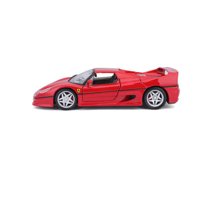 Bburago Ferrari F50 Red Die-Cast Model Car | 1:64 Scale | Official Ferrari Licensed