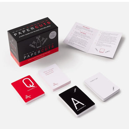 Papercuts: A Party Game for the Rude and Well-Read | Hilarious Card Game for Book Lovers (2022 Edition)