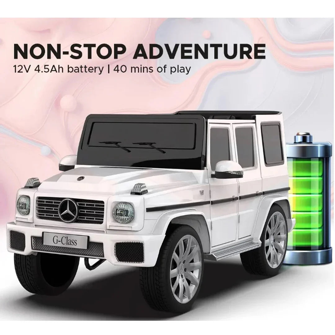 EMotorad Formula Fun Mercedes Benz G-Wagon Ride-On Car for Kids – Battery Operated with Remote Control