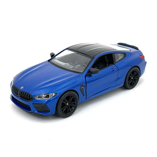 KiNSMART KT5425W BMW M8 Competition Coupe – 1:36 Scale Die-Cast Model Car - Blue - Jaiman Toys