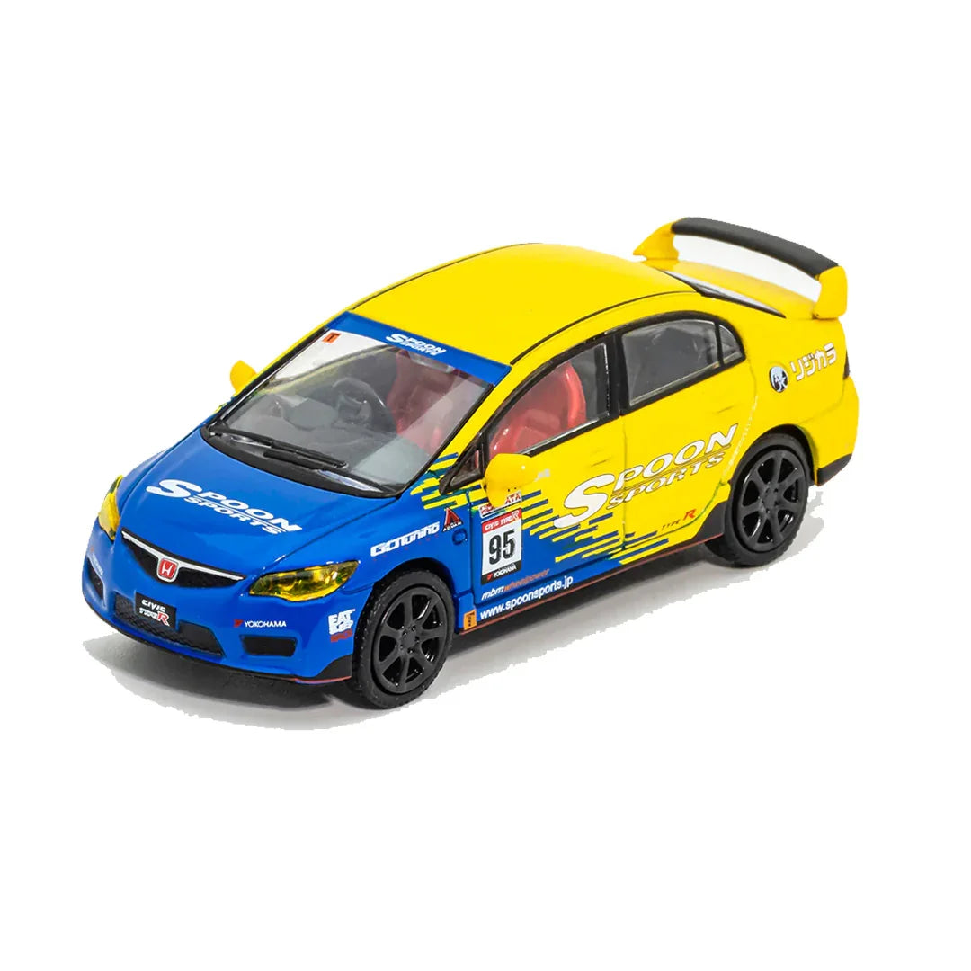 Shadow 1:64 Honda Civic FD2 Spoon Type R 2007 (RHD) LL-021-163 | Diecast Collectible Car Model - Jaiman Toys