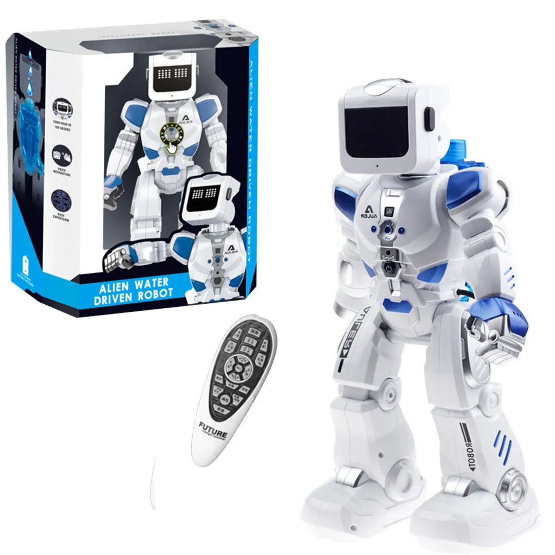 Intelligent RC Alien Robot – Water-Driven, Voice-Activated Toy with Music & Lights - Jaiman Toys