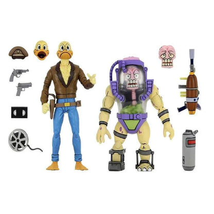 NECA TMNT Ace Duck & Mutagen Man 2-Pack Action Figures – Collectible 7-Inch Set - Jaiman Toys