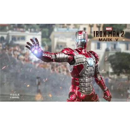 ZD Toys Marvel Iron Man Mark V with Hologram Action Figure | 1/10 Scale Collectible - Jaiman Toys