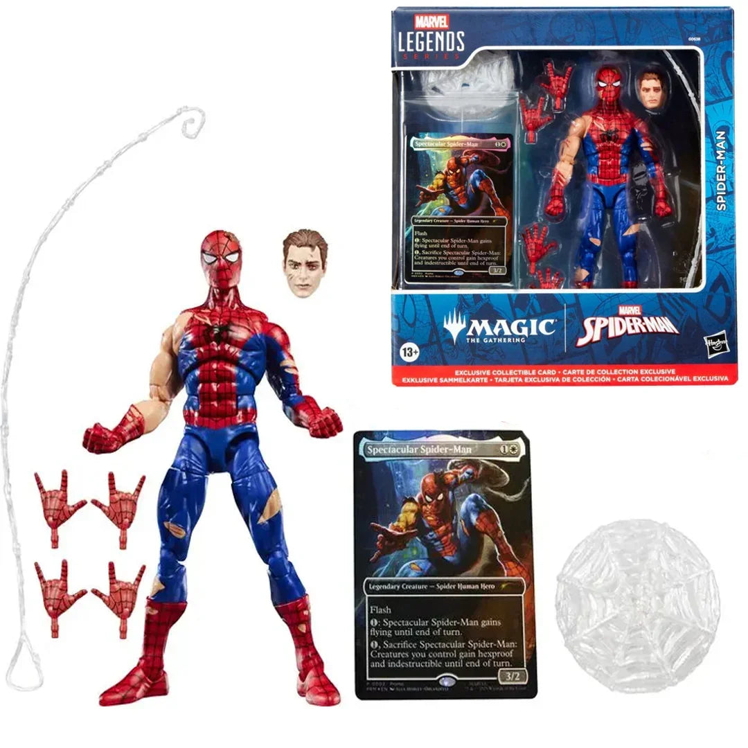Marvel Legends Magic: The Gathering Battle-Damaged Spider-Man