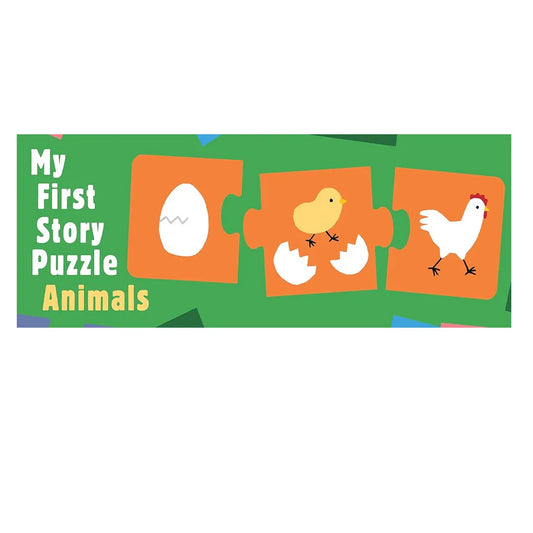 My First Story Puzzle: Animals – 5 Puzzle Set for Kids (Age 2+) - Jaiman Toys