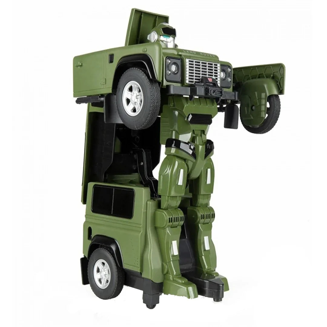 Rastar Transformable Land Rover Defender RC Car | 2-in-1 Robot Transforming Remote Control SUV