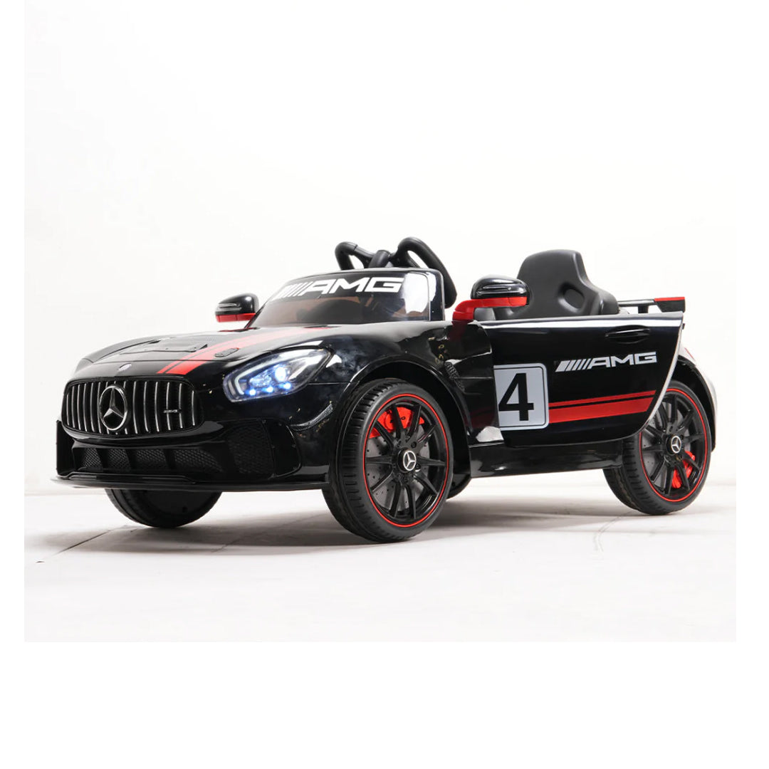 Emotorad Formula Fun Mercedes-AMG GT4 Ride-On Toy Car for Kids (Black) | Battery Operated Luxury Car