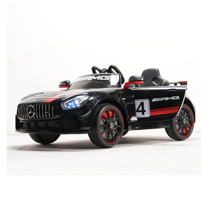 Emotorad Formula Fun Mercedes-AMG GT4 Ride-On Toy Car for Kids (Black) | Battery Operated Luxury Car