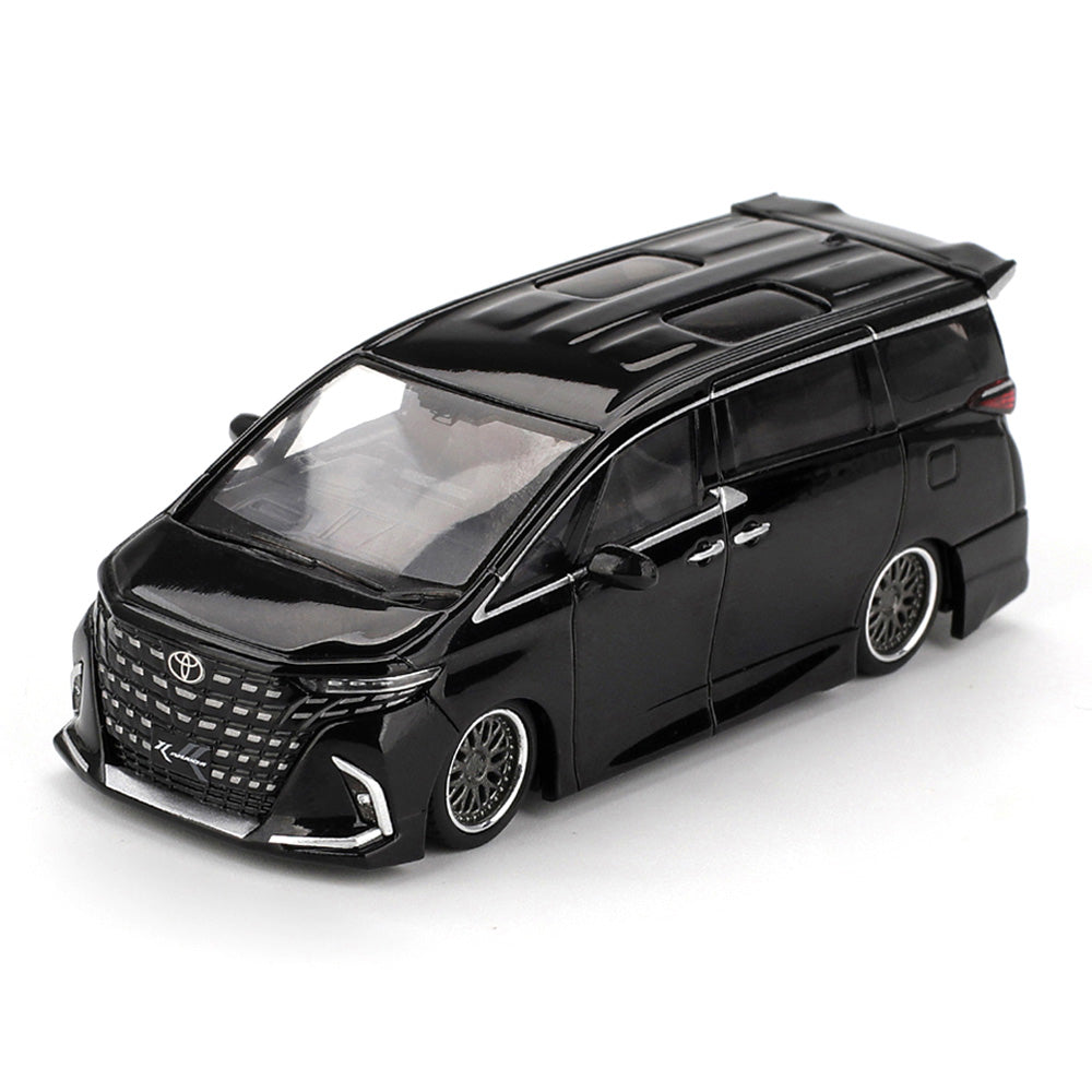 MINI GT 1:64 (Blister Pack) Toyota Alphard 40 KUHL Black Diecast Model Car | MGT01179 | Collectible Car