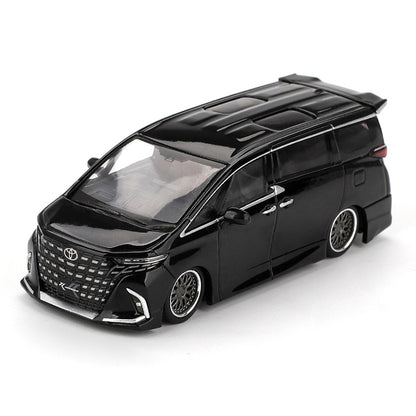 MINI GT 1:64 (Blister Pack) Toyota Alphard 40 KUHL Black Diecast Model Car | MGT01179 | Collectible Car