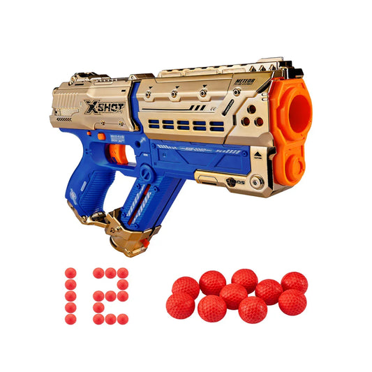 X-Shot Chaos Golden Meteor Foam Blaster – High-Power Dart Shooter for Kids & Teens
