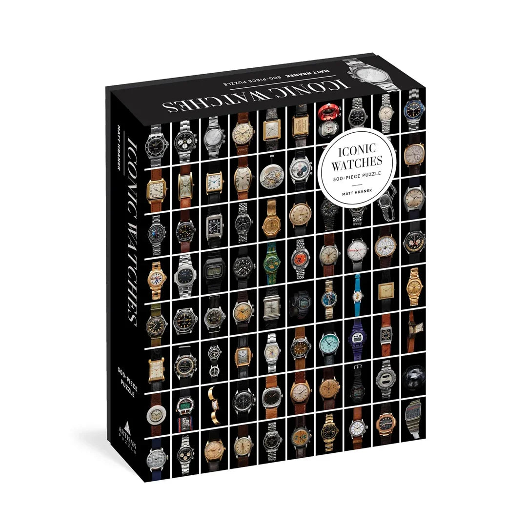 Iconic Watches 500-Piece Puzzle – Beginners’ Jigsaw Puzzle, Import - Jaiman Toys