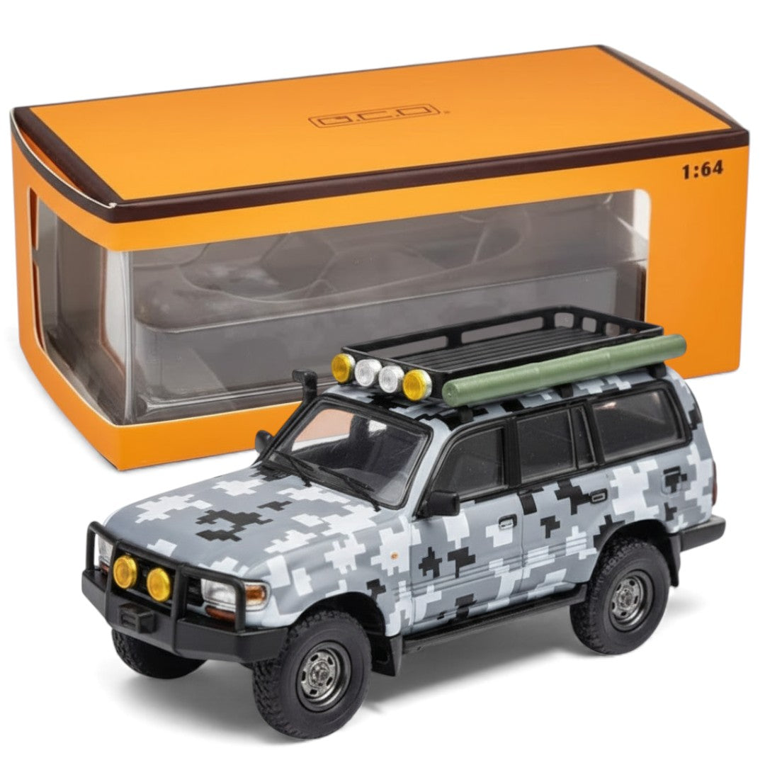GCD 1:64 Toyota Land Cruiser 80 – LHD KS-014-182 | Digital Camo Off-Road Edition