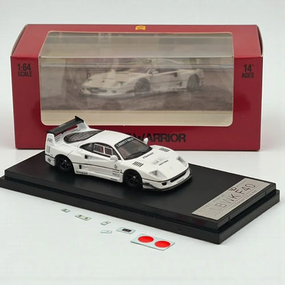 Street Warrior 1:64 Scale  Ferrari F40 LBWK Diecast Car Model-White