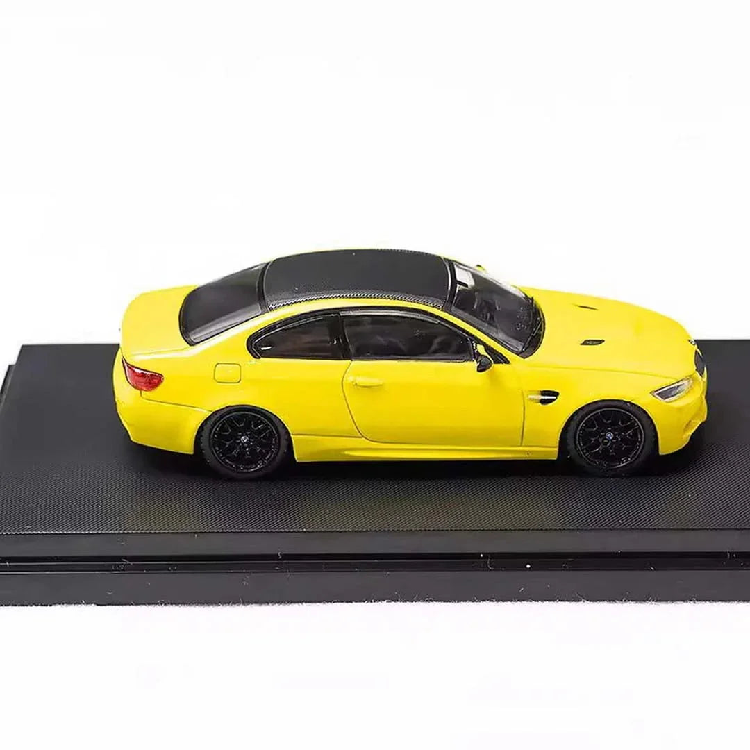 Fine Model 1:64 BMW M3 Coupe E92 – Yellow – Die-Cast Car Model Toy Collectible - Jaiman Toys