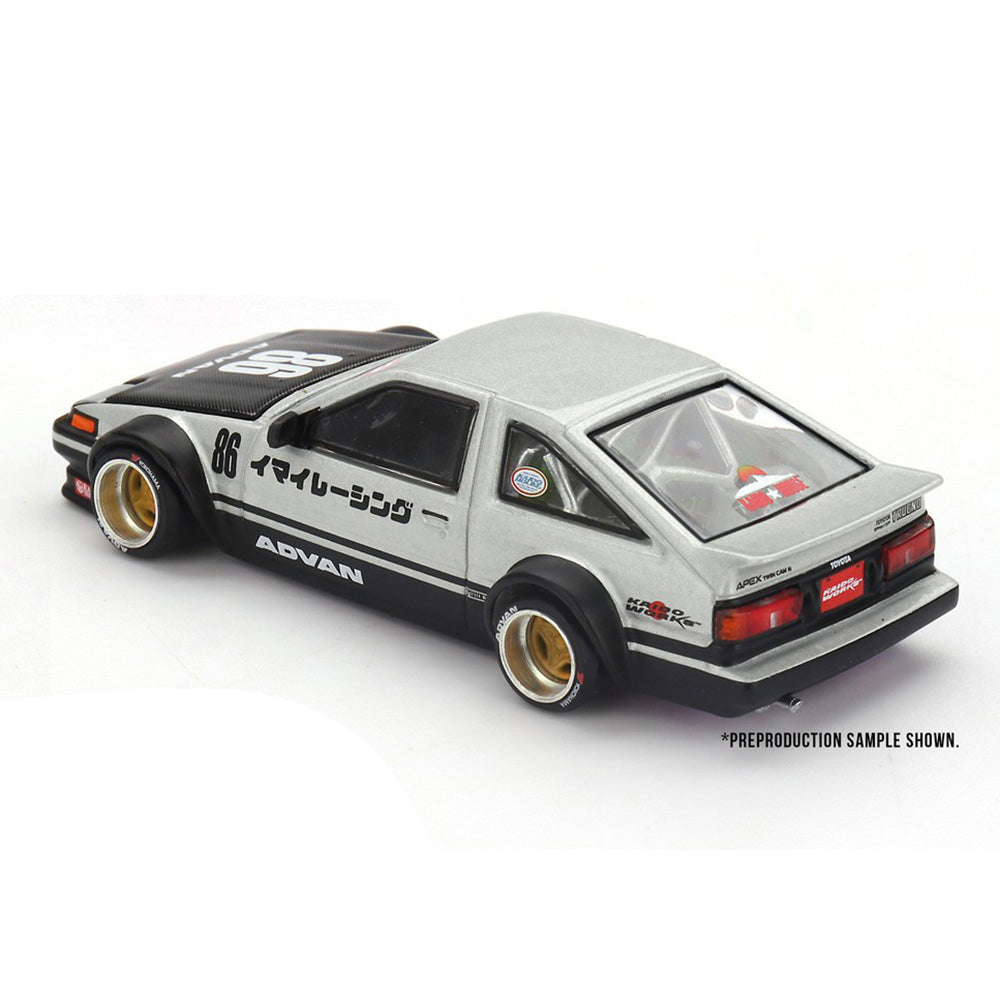 Kaido House x MINI GT 1:64 Scale Toyota Sprinter Trueno Kaido Street V2 #86 Die-Cast Model Car – KHMG218