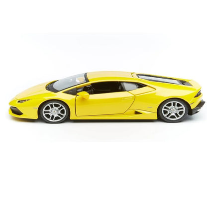 Maisto 1:24 Scale Lamborghini Huracán Diecast Model – Yellow Collectible Sports Car