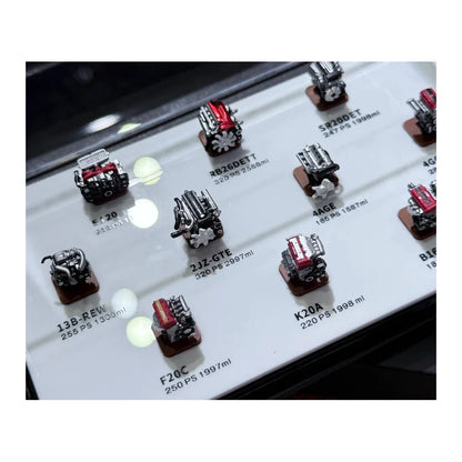 1:64 JDM Resin Engine Model – EJ20, RB26, SR20, 2JZ, 4AGE, 4G63T, F20C, K20A, B16B – Miniature Display Toy for Car Enthusiasts & Collectors - Jaiman Toys