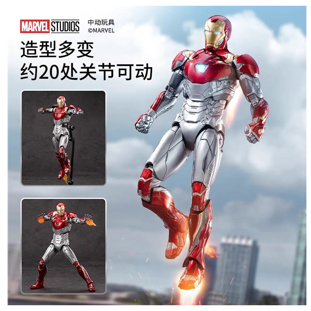 ZD 1906-47 Toys Marvel Iron Man MK47 1/10 Scale Action Figure – 10th Anniversary Edition (Non-Light)