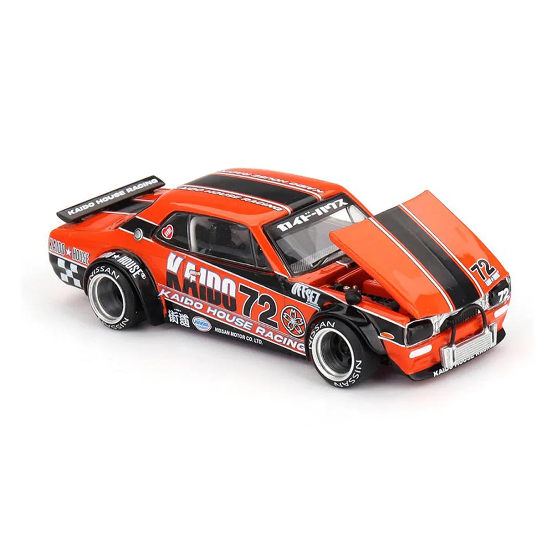 Mini GT 1:64 Nissan Skyline 2000GT-R KPGC10 Kaido Racing V1 Diecast Model Car