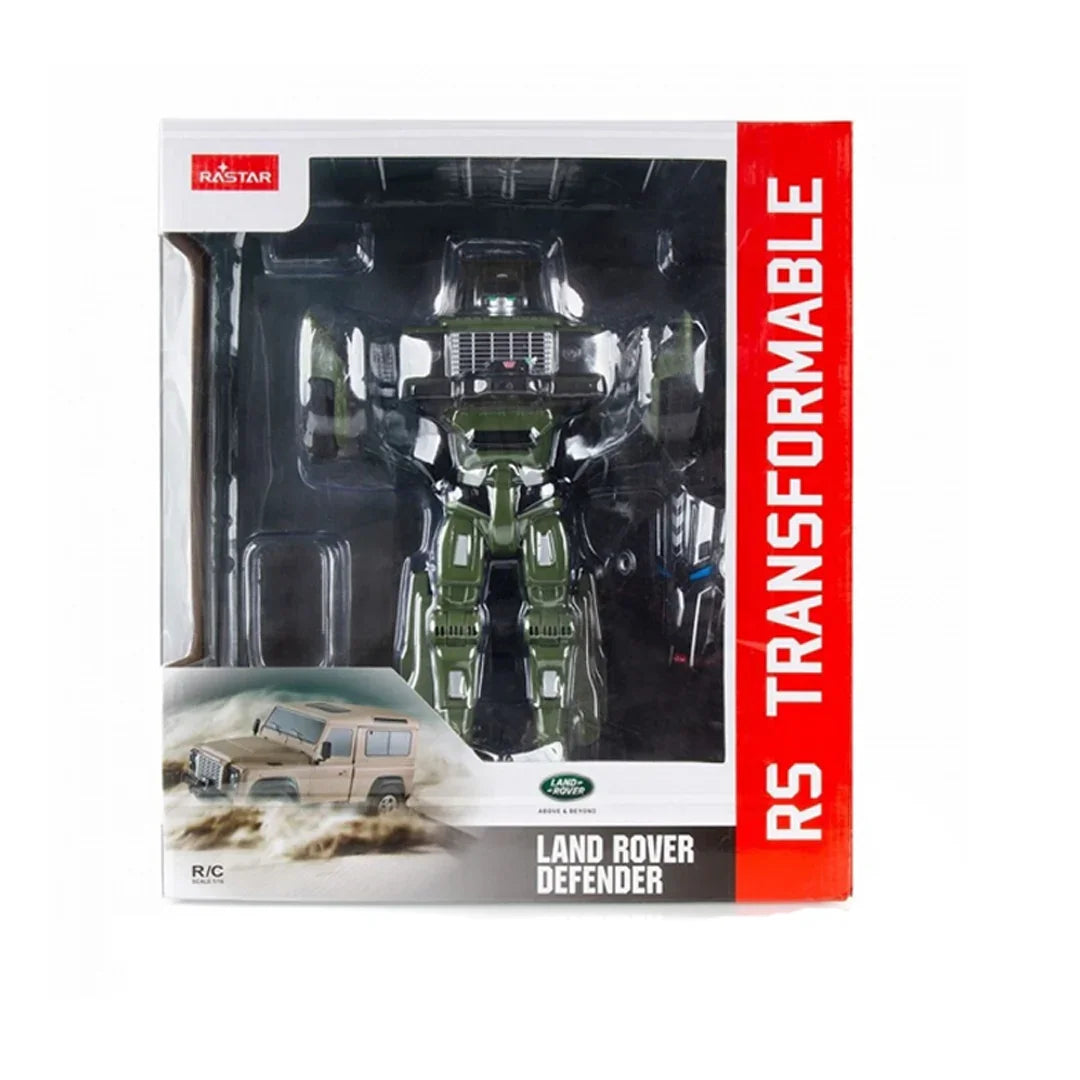 Rastar Transformable Land Rover Defender RC Car | 2-in-1 Robot Transforming Remote Control SUV