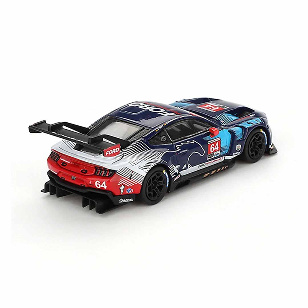 MINI GT MGT00898-L Ford Mustang GT3 #64 2024 IMSA Daytona 24 Hrs 1
