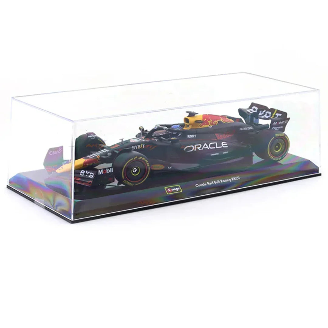 Bburago 1:24 Oracle Red Bull RB20 MV1 Max Verstappen 2024 F1 Diecast Model Car – Official Licensed Formula 1 Replica