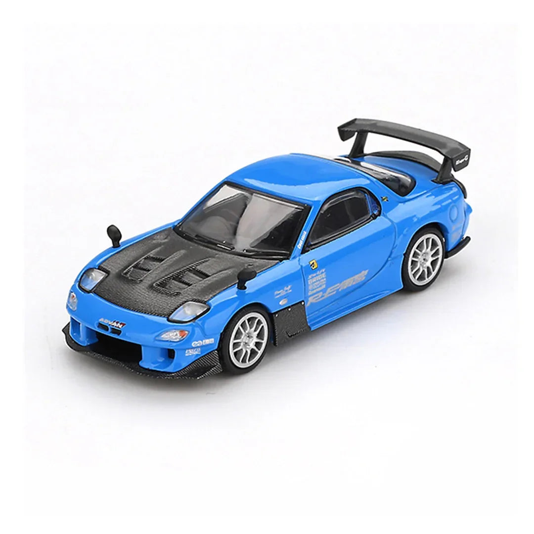 Minigt 1:64 Set Porsche 911 (992) GT3 RS Weissach Package Guards Red +Ford Puma Rally1 #13 M-Sport Ford WRT 2024 Rally Monte Carlo+Mazda RX-7 Re-Amemiya 20B NA 3-Rotor – 7 Ama-San + GoAbarth 595 LB-WORKS × Abas Works Fighters Diecast Scale Model Car