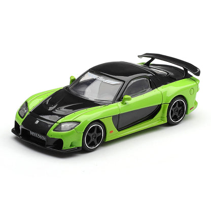 MINI GT 1:64 Mazda RX-7 VeilSide Fortune 7 Green Die-Cast Model Car