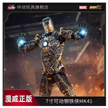 ZD 1906-41 Toys Marvel Iron Man MK41 1/10 Scale Action Figure – 10th Anniversary Edition (Non-Light)