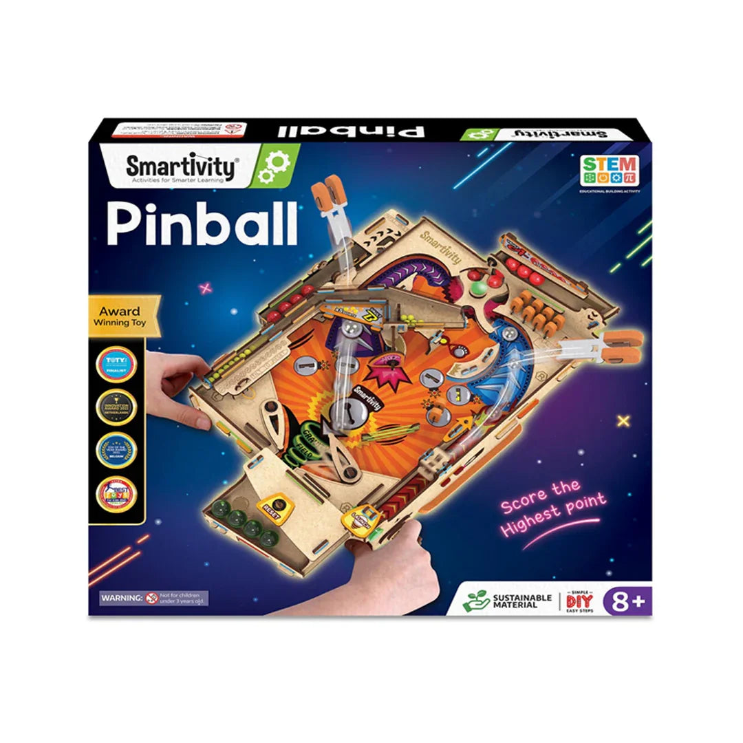 Smartivity Pinball Machine STEM DIY Kit – Educational Construction Toy for Kids - Jaiman Toys