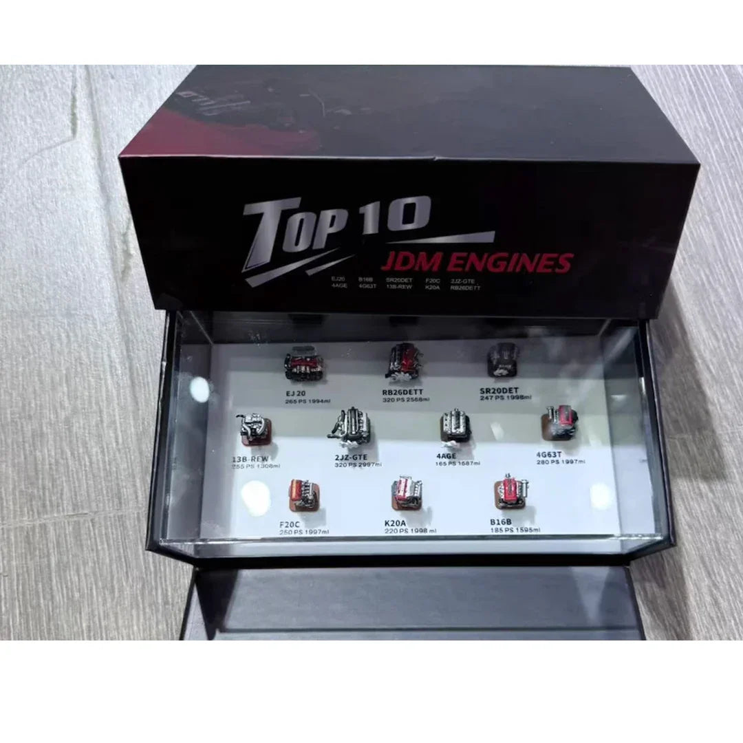 1:64 JDM Resin Engine Model – EJ20, RB26, SR20, 2JZ, 4AGE, 4G63T, F20C, K20A, B16B – Miniature Display Toy for Car Enthusiasts & Collectors - Jaiman Toys