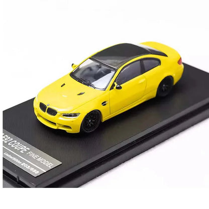 Fine Model 1:64 BMW M3 Coupe E92 – Yellow – Die-Cast Car Model Toy Collectible - Jaiman Toys